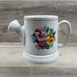 Hallmark Watering Can Ceramic Coffee Mug Pansies Are For Thoughts Floral